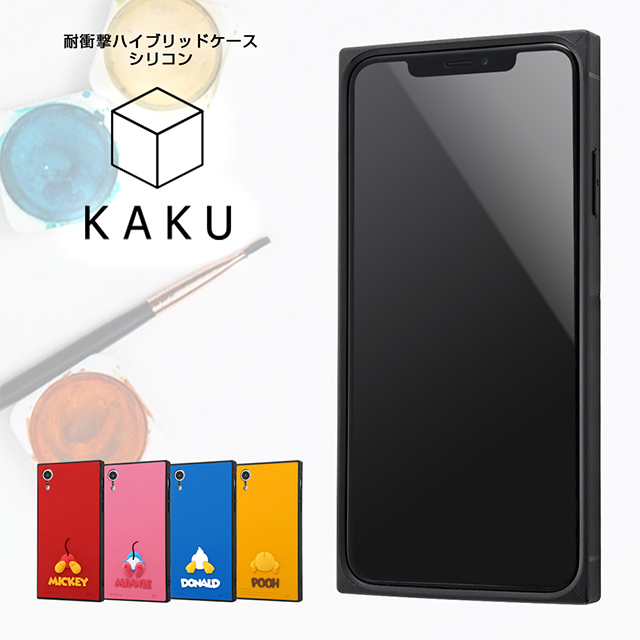 【iPhoneXR ケース】ディズニーキャラクター/耐衝撃ハイブリッド シリコン KAKU (ミッキー)goods_nameサブ画像