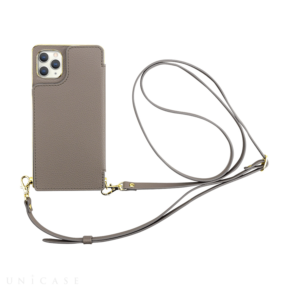 【iPhone11 Pro ケース】Cross Body Case for iPhone11 Pro (gray)