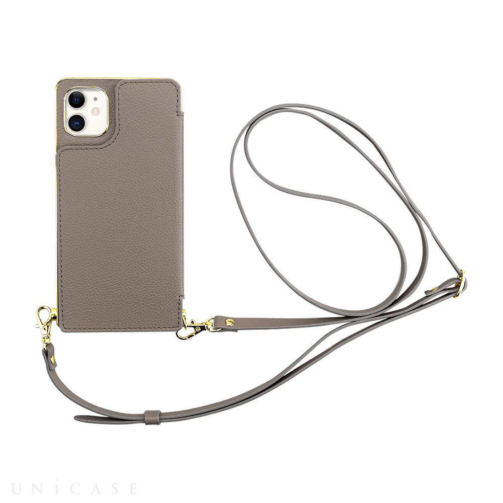 【iPhone11/XR ケース】Cross Body Case for iPhone11 (gray)