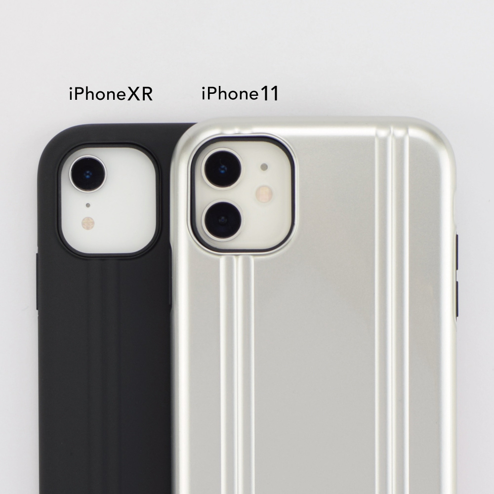 【iPhone11/XR ケース】ZERO HALLIBURTON Hybrid Shockproof case for iPhone11 (Silver)サブ画像