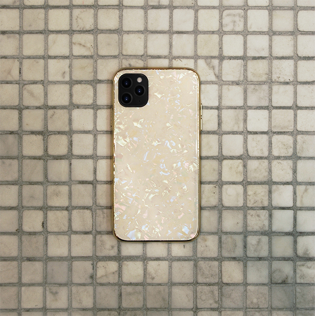 【iPhone11 Pro ケース】Glass Shell Case for iPhone11 Pro (gold)