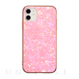【iPhone11/XR ケース】Glass Shell Case for iPhone11 (pink)