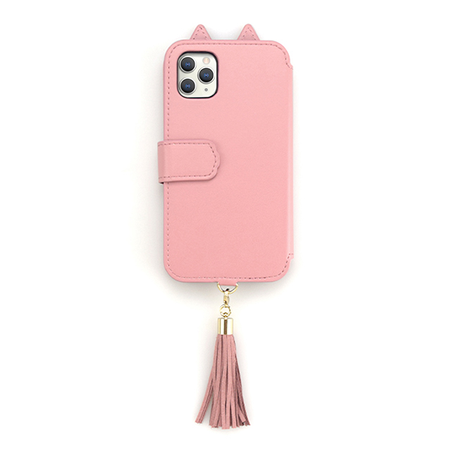 【iPhone11 Pro ケース】Tassel Tail Cat Flip Case for iPhone11 Pro (pink)goods_nameサブ画像