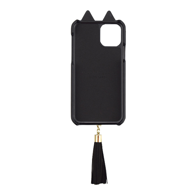 【iPhone11/XR ケース】Tassel Tail Cat Case for iPhone11 (black)goods_nameサブ画像