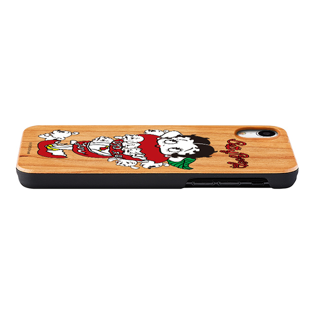 【iPhoneXR ケース】yanagida masami × Betty Boop ウッドケース (モギタテボイスがはにかむゴキゲンベティー)サブ画像