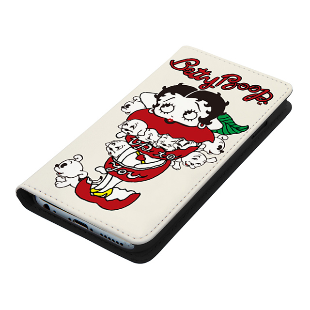 【iPhone8/7/6s/6 ケース】yanagida masami × Betty Boop 手帳型ケース (モギタテボイスがはにかむゴキゲンベティー)goods_nameサブ画像