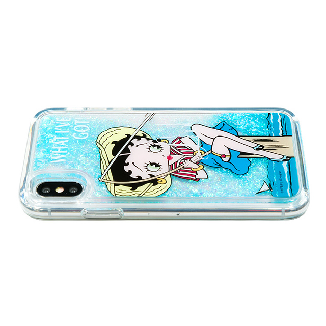 【iPhoneXS/X ケース】Betty Boop グリッターケース (Sea)goods_nameサブ画像