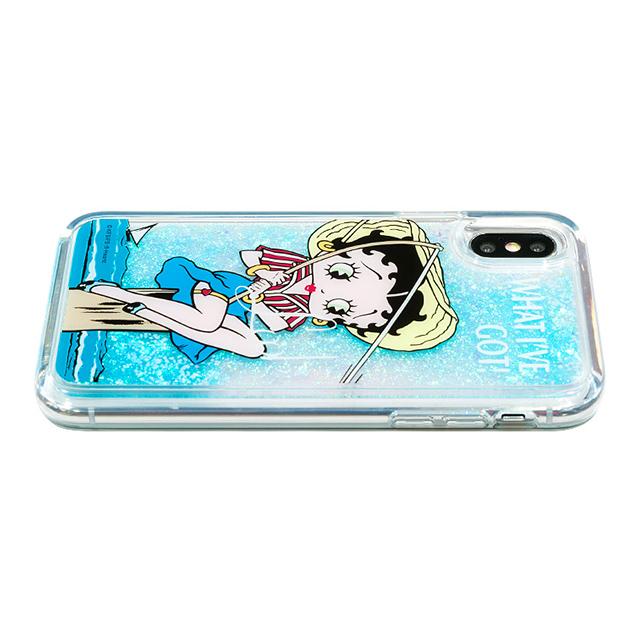 【iPhoneXS/X ケース】Betty Boop グリッターケース (Sea)サブ画像
