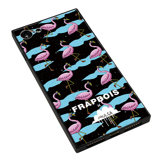 【iPhone8/7 ケース】FRAPBOIS×MULGA スクエア型 ガラスケース (Flamingo)goods_nameサブ画像