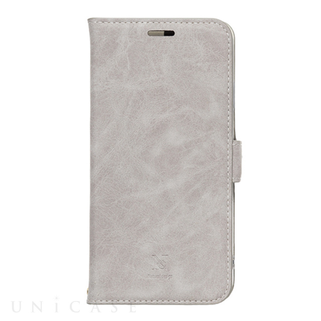 【iPhone11 ケース】手帳型ケース Style Natural (Gray)