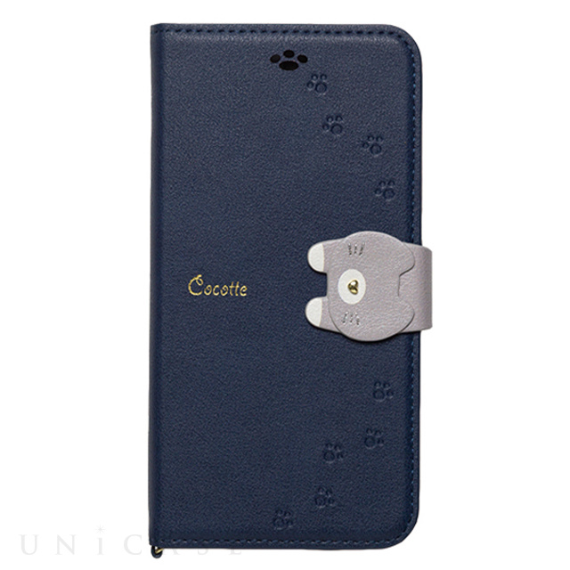 【iPhone11 ケース】手帳型ケース Cocotte (Navy)