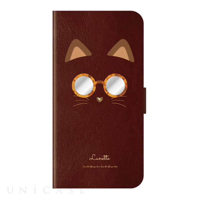 【iPhone11 ケース】手帳型ケース Lunette (Brown)