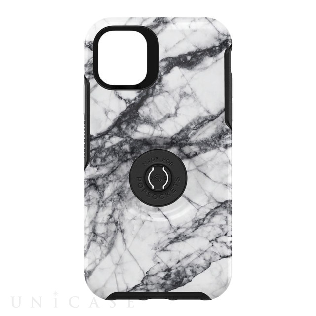 【iPhone11 Pro Max ケース】Otter + Pop Symmetry (WHITE MARBLE)