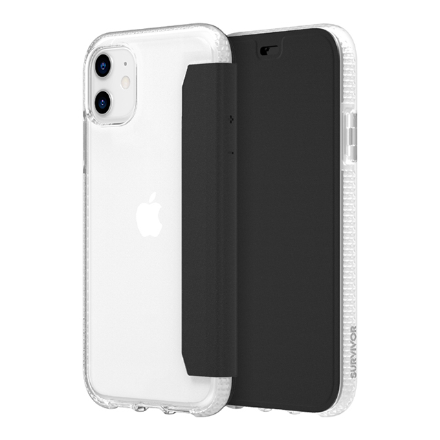 【iPhone11 ケース】Survivor Clear Wallet for Nickel (Clear/Black)サブ画像