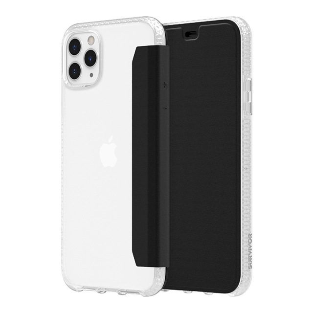 【iPhone11 Pro Max ケース】Survivor Clear Wallet for Quarter (Clear/Black)サブ画像