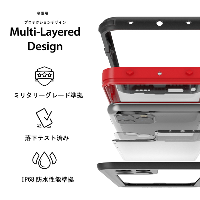 【iPhone11 Pro Max ケース】Nautical 2 (Red)goods_nameサブ画像
