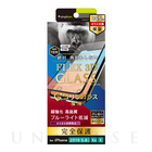 【iPhone11 Pro/XS/X フィルム】ゴリラガラス 反射防止 ブルーライト低減 複合フレームガラス ブラック