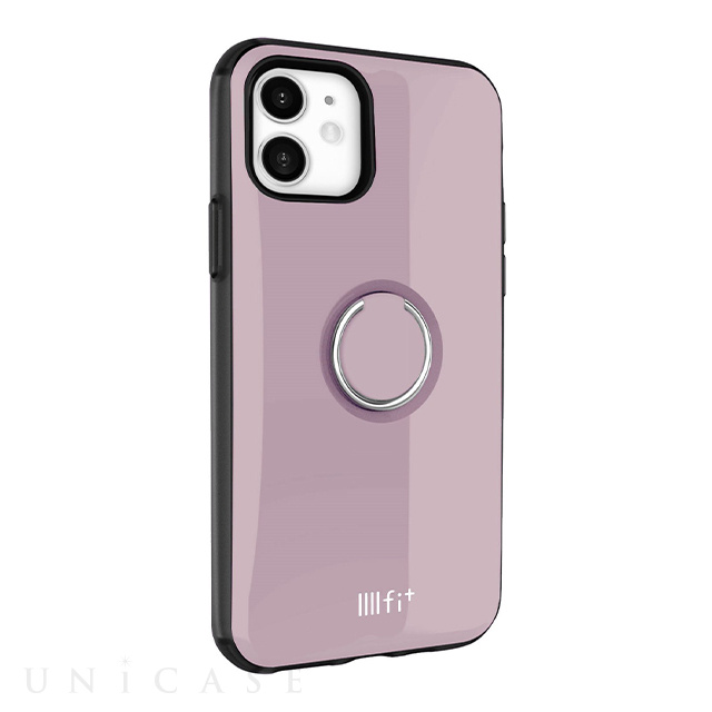【iPhone11/XR ケース】IIII fit リング (グレー)