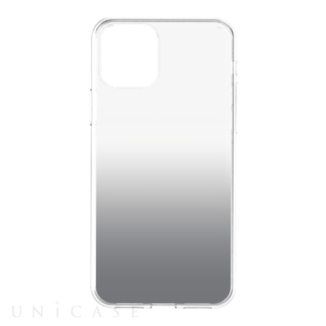 【iPhone11 Pro ケース】[GLASSICA] 背面ガラスケース (クリアグレー)