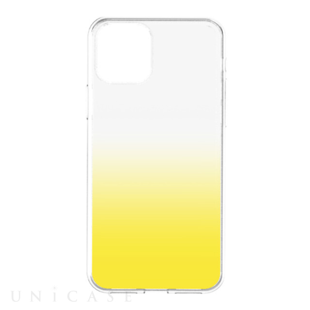 【iPhone11 Pro ケース】[GLASSICA] 背面ガラスケース (クリアイエロー)
