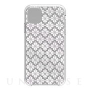 【iPhone11 ケース】Protective Hardshell -SPADE FLOWER pearl foil/CG