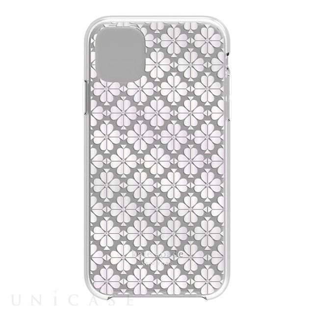 【iPhone11 ケース】Protective Hardshell -SPADE FLOWER pearl foil/CG