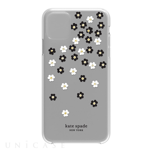 【iPhone11 Pro Max ケース】Protective Hardshell -SCATTERED FLOWERS BK/WH/GG/CL