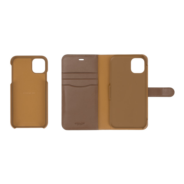 【iPhone11 ケース】LEATHER WALLET CASE (SADDLE) Leather Foliogoods_nameサブ画像