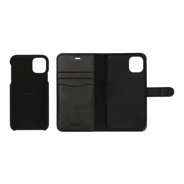 【iPhone11 ケース】WALLET CASE SIGNATURE C FOLIO (Black)サブ画像