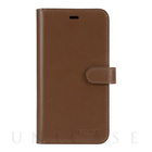 【iPhone11 Pro Max ケース】LEATHER WALLET CASE (SADDLE) Leather Folio