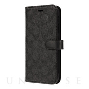 【iPhone11 Pro ケース】WALLET CASE SIGNATURE C FOLIO (Black)