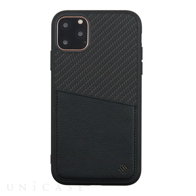 【iPhone11 ケース】PURE PRACTICAL FUNCTION BACK SHELL (Black)