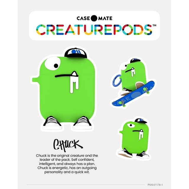【AirPods(第2/1世代) ケース】CreaturePods (CHUCK)goods_nameサブ画像