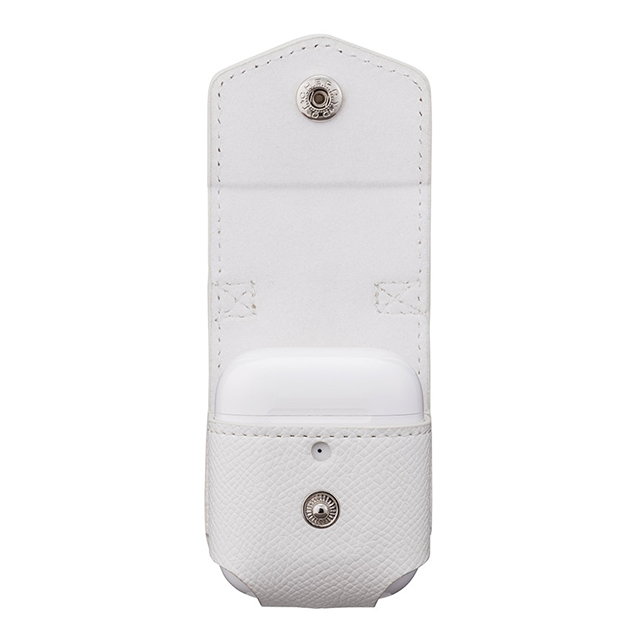 【AirPods(第2/1世代) ケース】“EURO Passione” PU Leather Case (White)サブ画像