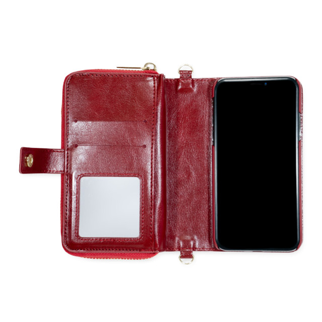 【iPhoneXS/X ケース】手帳型 SMAWALLET DOT (RED)goods_nameサブ画像