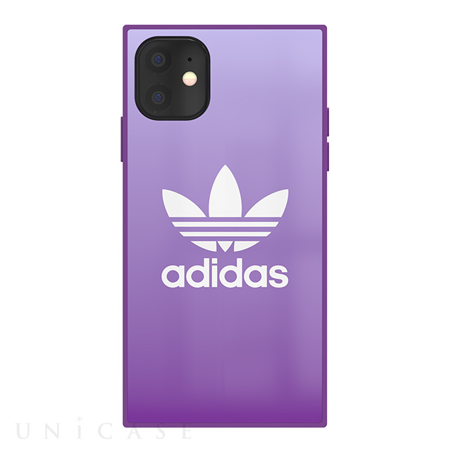iPhone11/XR ケース】SQUARE CASE FW19 (Active Purple) adidas Originals iPhone ケースは UNiCASE