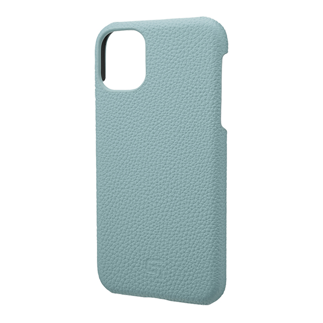 【iPhone11/XR ケース】Shrunken-Calf Leather Shell Case (Baby Blue)サブ画像