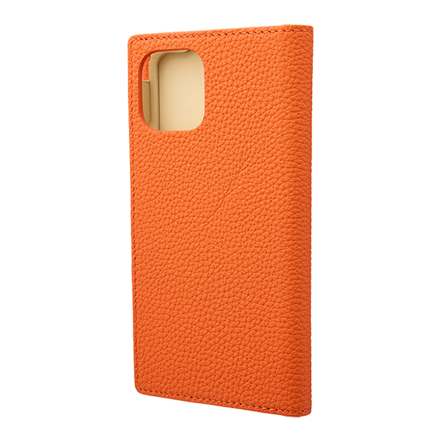 【iPhone11 Pro/XS/X ケース】Shrunken-Calf Leather Book Case (Orange)goods_nameサブ画像