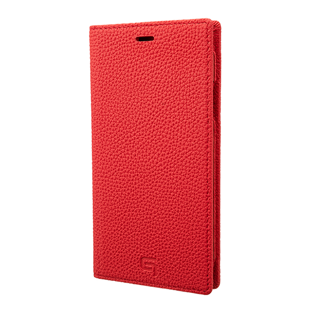 【iPhone11/XR ケース】Shrunken-Calf Leather Book Case (Red)goods_nameサブ画像