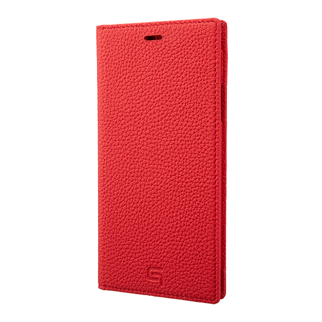 【iPhone11 Pro Max/XS Max ケース】Shrunken-Calf Leather Book Case (Red)サブ画像