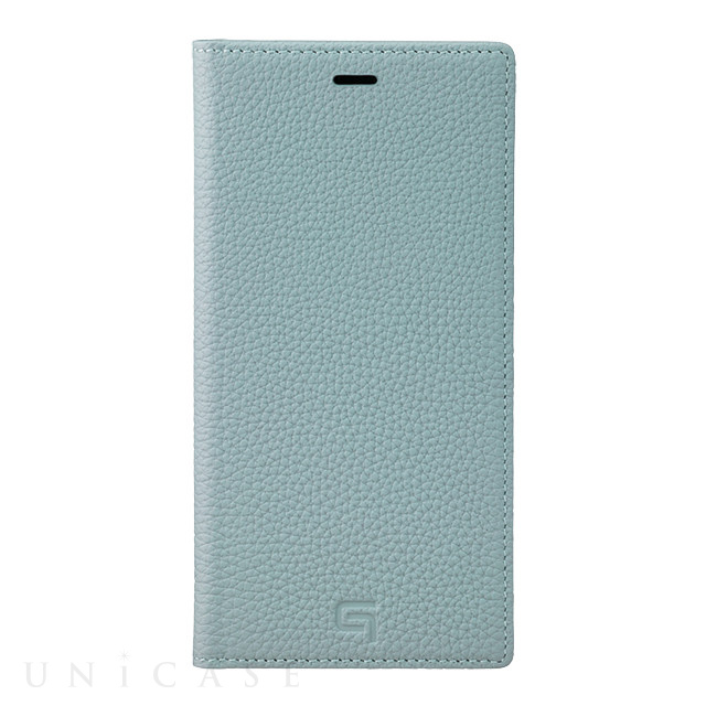 【iPhone11 Pro Max/XS Max ケース】Shrunken-Calf Leather Book Case (Baby Blue)
