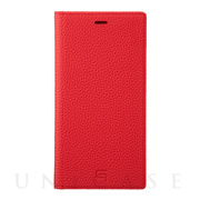 【iPhone11 Pro Max/XS Max ケース】Shrunken-Calf Leather Book Case (Red)