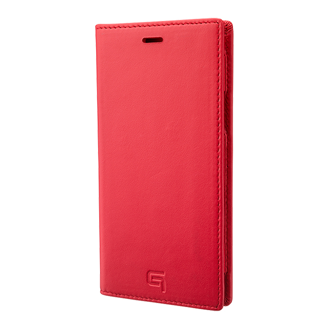 【iPhone11 Pro/XS/X ケース】Genuine Leather Book Case (Red)goods_nameサブ画像