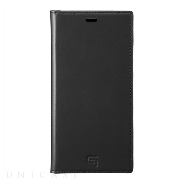 【iPhone11 Pro Max/XS Max ケース】Genuine Leather Book Case (Black)