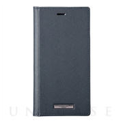 【iPhone11 Pro/XS/X ケース】“EURO Passione” PU Leather Book Case (Navy)