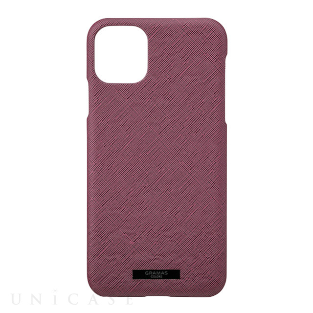 【iPhone11 Pro Max ケース】“EURO Passione” PU Leather Shell Case (Wine)