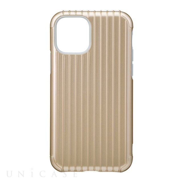 【iPhone11 Pro ケース】”Rib” Hybrid Shell Case (Gold)