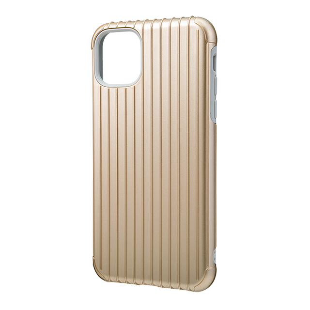 【iPhone11 Pro Max ケース】”Rib” Hybrid Shell Case (Gold)サブ画像