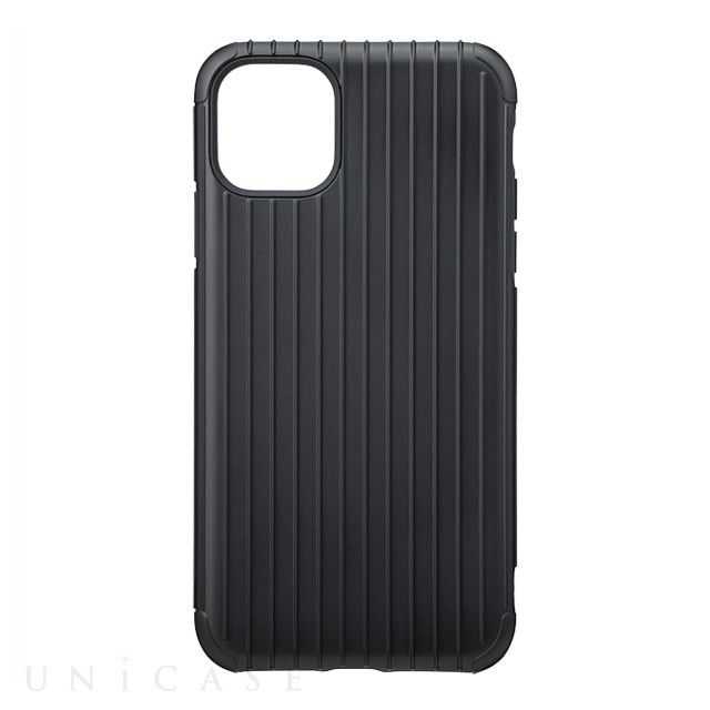 【iPhone11 Pro Max ケース】”Rib” Hybrid Shell Case (Black)