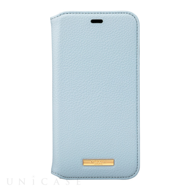【iPhone11 Pro ケース】“Shrink” PU Leather Book Case (Light Blue)